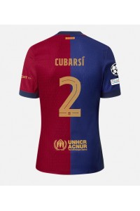 Barcelona Pau Cubarsi #2 Fotballdrakt Hjemme Klær 2024-25 Korte ermer